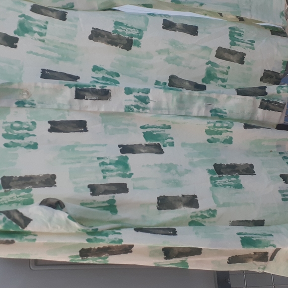 Vtg 70’s Alfred Dunner Long Sleeve Tie Dye sz 14 multi Green sponge  Imprint - Picture 5 of 7